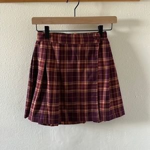 SOLD Plaid Mini Skirt